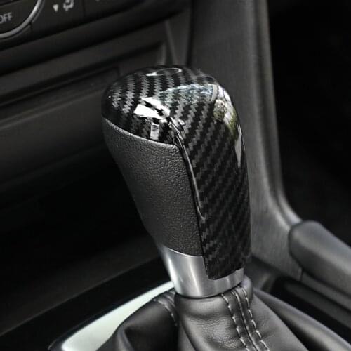 Car Gear Head Shift Knob Handle Cover Trim Sticker For Mazda 3 6 BM GJ CX-3 CX3 CX-5 CX5 KE KF CX8 CX9 Axela ATENZA Accessories