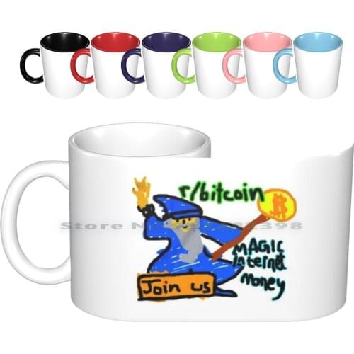 Bitcoin Join Us Magic Internet Money Meme Ceramic Mugs Coffee Cups Milk Tea Mug Bitcoin Bitcoin Bitcoin Bitcoin Bitcoin Bitcoin