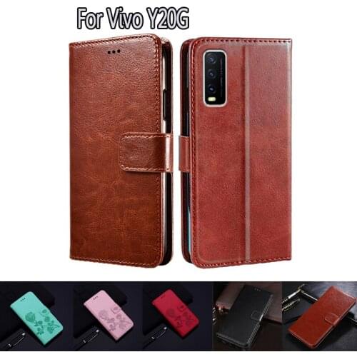 Flip Cover For Vivo Y20G Case SV2056A Phone Protective Shell Funda Case For Vivo Y20 G Y 20G Wallet Leather Book Hoesje Capa Bag