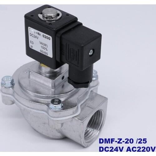 DMF-Z-20/25 bag dust collector electromagnetic pulse valve diaphragm injection valve right angle pneumatic valve 3/4' / 1