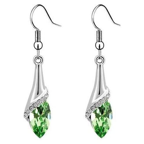 Ex856 Wedding party fashion simple Cute Romantic crystal alloy earrings 2021 trend Womens Jewelry Accessories