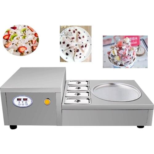 Festival fried ice cream make a machine with temperature control for promotion