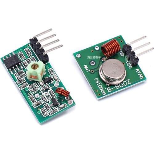 315M/433M frequency super regeneration module wireless transmitter module anti-theft alarm transmitter receiver