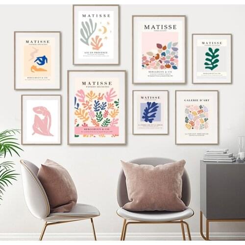 Henri Matisse Abstract Body Exhibition Nordic Posters And Prints Wall Art Canvas Painting Wall Pictures For Living Room Decor