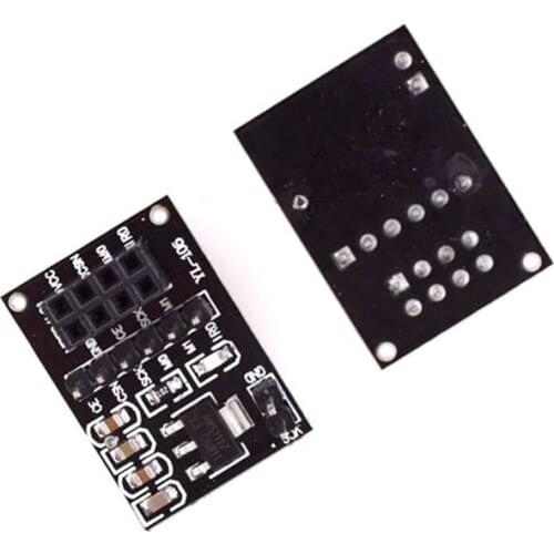 NRF24L01 Wireless adapter Module 3.3V New Socket Adapter plate Board For 8Pin For Robot Car 24L01 Wireless Module