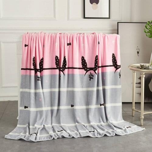 Blanket 200x230cm high density super soft flannel mattress sofa / bed sheet / portable bed cover / travel / shawl / camp