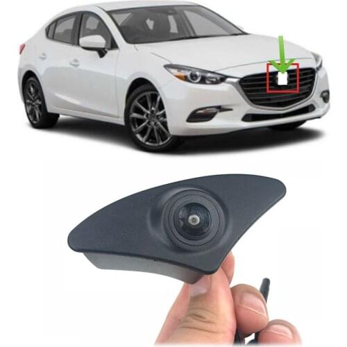 JIAYITIAN Car Front Camera For Mazda Axela Mazda 3 BM BY 2013–2018 Fish eye Lens CCD Night Vision Forward Logo Camera