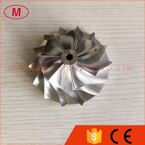 T04R 7+7 blades 58.00/84.00mm high performance turbo milling/aluminum 2618/billet compressor wheel for Racing
