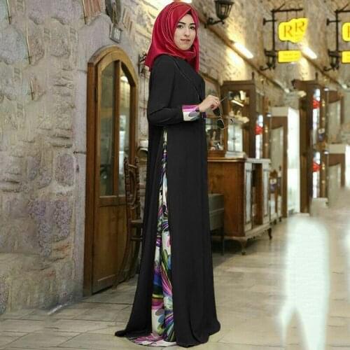 Turkey Muslim Abaya Women Hijab Dress Long-sleeved High-waist Muslim Ramadan Moroccan Kaftan Islamic Clothing Musulman Dresses