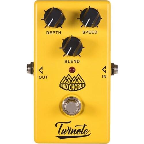 Twinote BBD Chorus Sound Guitar Effect Pedal True Bypass Analog Chorus Effects Pedal Processsor Delay For Guitar Accessories