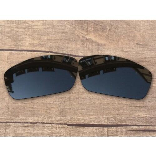 Vonxyz Stealth Black Polarized Replacement Lenses for-Oakley Splinter Frame