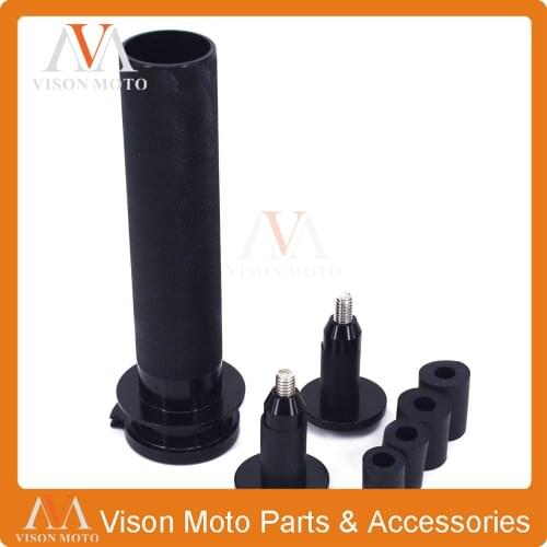 Billet 7/8" 22MM Throttle Clamp Twist Tube & Handlebar Cap Plugs For HUSQVARNA FE250 FE300 FE350 FE400 FE450 FE501 14 15 16