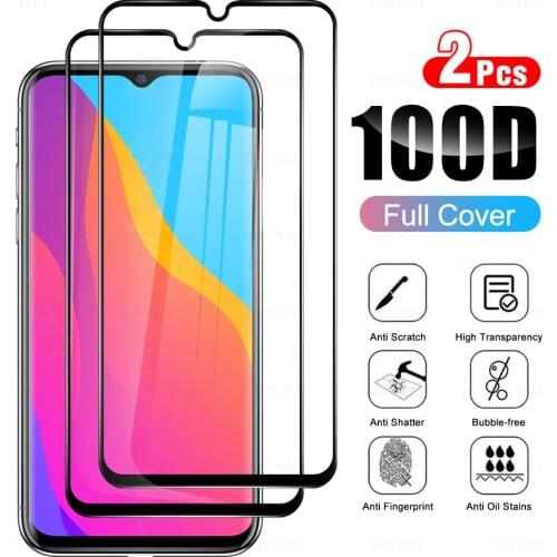 2Pcs Full Cover Tempered Glass Protective For Itel Vision 1 Plus Glasses Screen Protector Glas For Vision1 1Plus Protection Film