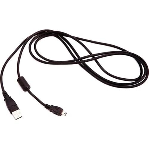 1.8M USB 2.0 Black 5-Pin Data Charger Cable for Ps3 Game Wireless Controller Connect Computer Play And Charge