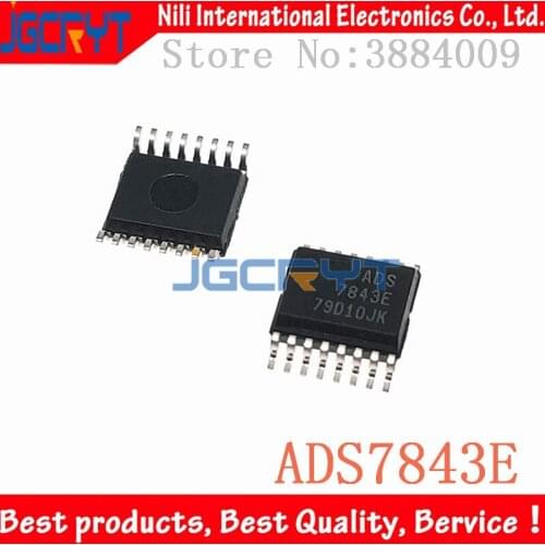 5 unids/lote ADS7843E ADS7843E/2K5 SSOP-16 Touch screen converter/controller ic