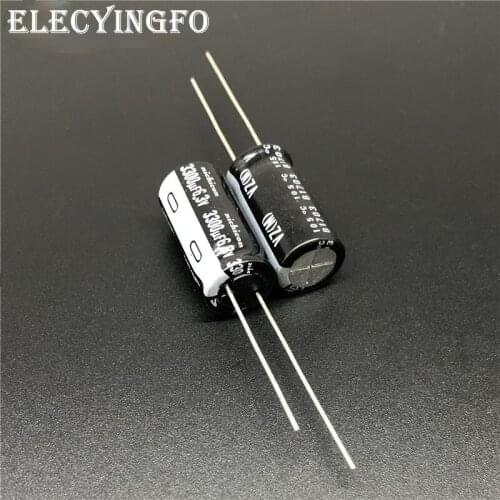 5pcs/50pcs 3300uF 6.3V3300uF NICHICON VZ Series 10x20mm Wide Temperature Range Aluminum Electrolytic Capacitor Long Feet