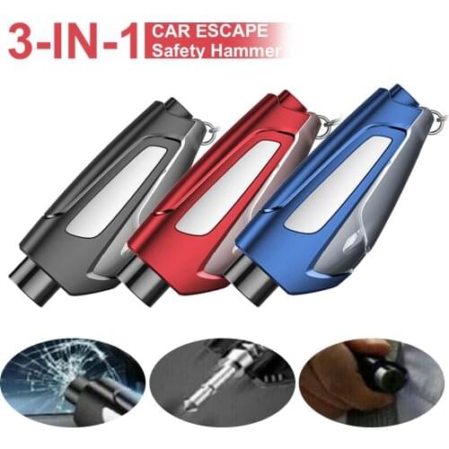 Car Mini Safety Hammer Emergency Car Window Breaker Seat Belt Emergency Cutter with Life-Saving Escape Hammer Tool