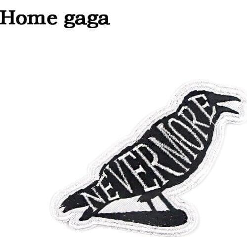 D2962 Homegaga Crow Cartoon patch diy Applique patches sticker diy sewing clothing badges iron on Bags accessory