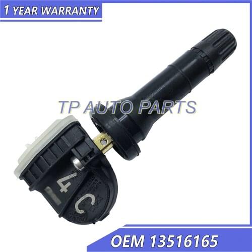4 Pieces TPMS Tire Pressure Sensor OEM 13516165 Compatible With GM
