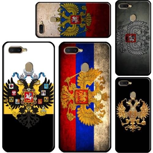Russian Flag coat of arms Phone Case For OPPO A91 A15 A5 A9 A53 A31 2020 A5S A3S A1K A52 A72 F5 F7 Reno 2 Z 4 Pro