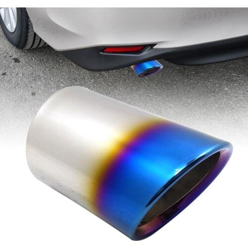 Exhaust Muffler Professional Anti-scratch Stainless Steel 8.2cm Diameter 3 Color Tail Throat Muffler for Camry 8th Generation 18