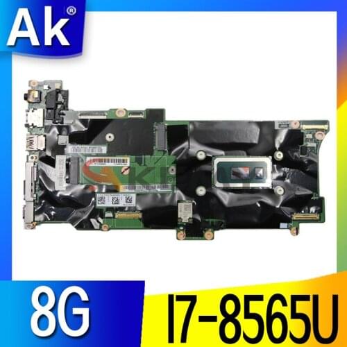 For Lenovo ThinkPad X1 Carbon 6th X1 Yoga 4th Laptop Motherboard FX490 NM-B861 FRU;5B20X57811 CPU; I7 8565U 8G