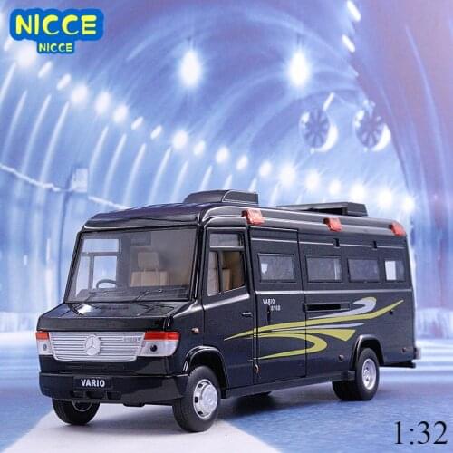 Nicce 1:32 Simulation Aolly Car VARIO Police Model Car With Sound And Light Pull Back Gifts For Children Car Model Decoration