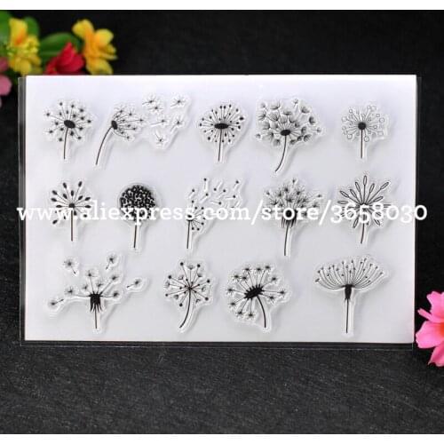 Dandelion Scrapbook DIY photo cards account rubber stamp clear stamp transparent stamp 11x16cm 8052708