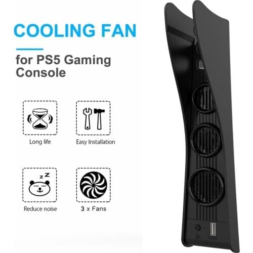 Cooling Fan Cooler DC 5V For Sony Playstation Play Station PS 5 PS5 Game Console Accessories Ventilation Refrigeration Support