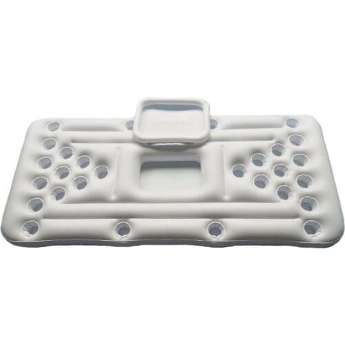 Swimming Pool Float Beer Table Drinking Cooler Table Bar Tray Beach Inflatable Air Mattress Water Food Drink Holder Pool Float