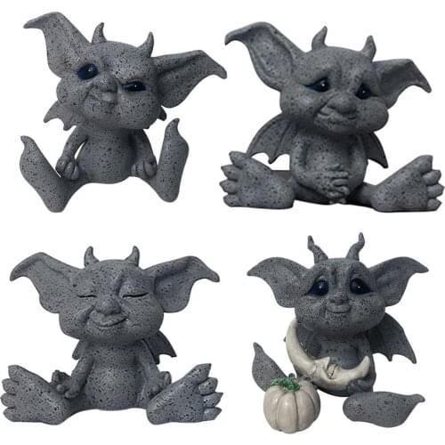 Garden Statue Durable Resin Ugly Little Desktop Decor Weather-resistant And And Waterproof Suitable For Decorating Home Garden