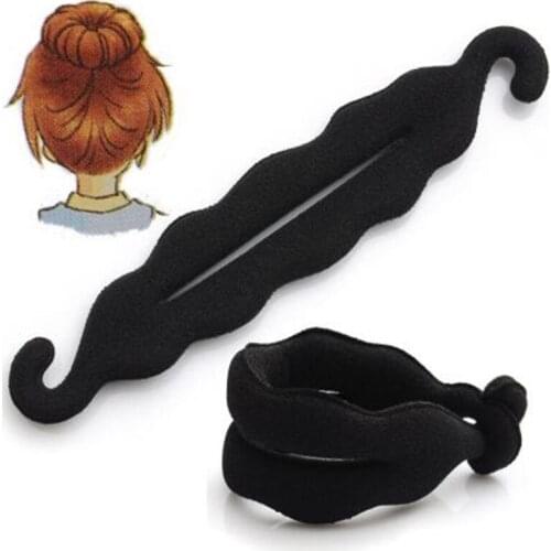 Girl Magic Hair Styling Twist Styling Bun Hairpins Hairdisk Meatball Head Rubber Clip Hair Accessories Hair Braiding Tool