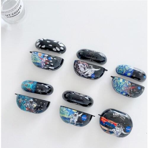 Van Gogh Art Oil Painting Soft Silicone Headphone Protective Case Suitable for HUAWEI FreeBuds Pro 3 Headphone Protective Case