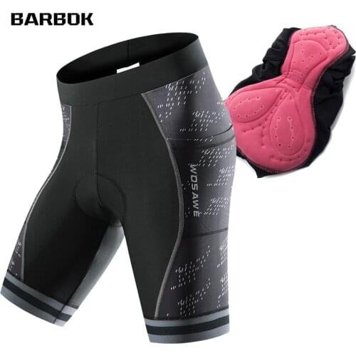 WOSAWE Womens Cycling Shorts Gel Pad Breathable Underwear Bicycle Tights Riding Downhill Road Bike MTB Shorts