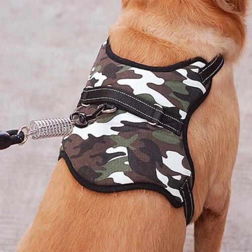 Dog Harness Vest Dog Soft Adjustable Harness Pet Large Dog Walk Out Harness Vest Collar Hand Strap for Small Medium Large Dogs