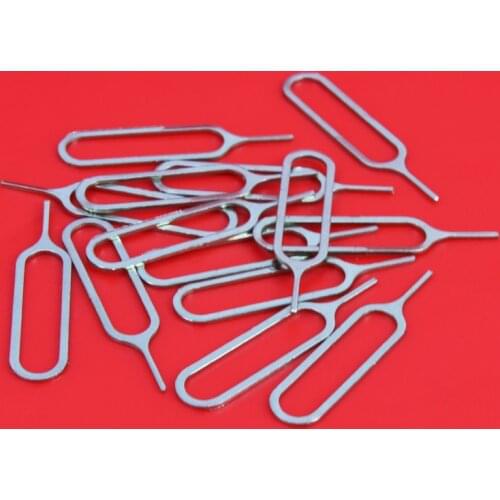 1pcs high quality metal Sim Card Tray Removal Eject Pin Key Tool Needle For iphone For ipad For samsung