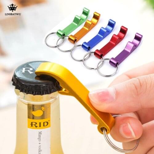 1pcs New Portable 4 in 1 Bottle Opener Key Ring Chain Keyring Keychain Metal Beer Bar Tool Claw Gift