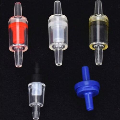 10/5Pcs 3Mm 4Mm 5Mm 7Mm 8Mm One Way Plastic Check Valve Check Valve Pipe For Aquarium Fish Water Tank Water Pumps Pet Products