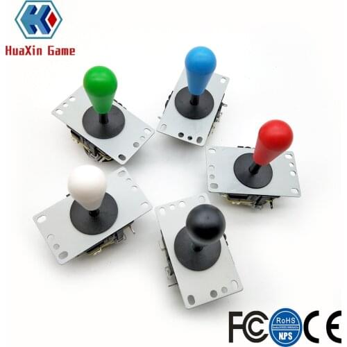 2 PCS Copy Sanwa 8Way Joystick With Micro Switch For DIY Arcade Game Machine High Quality Multi Color Red Green Blue White Black