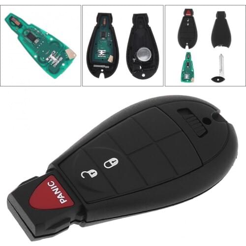 433MHz 3 Buttons Uncut Replacement Keyless Entry Remote Transmitter Key Fob IYZ-C01C / M3N5W783X for Dodge