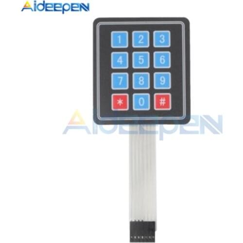 4x3 Matrix Array 12 Key Membrane Switch Keypad Keyboard 3*4 Control Panel Microprocessor Keyboard for Arduino AVR