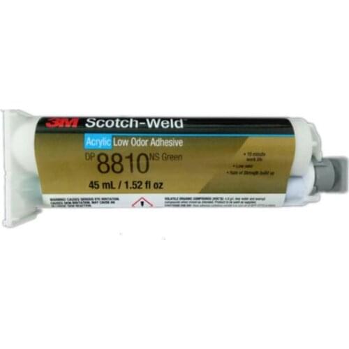 3M 10:1 Scotch-Weld Low Odor Acrylic Adhesive DP8810NS Green, 45 mL