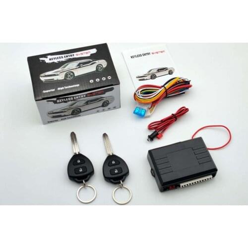 Car Remote Central Kit Button Start Stop Door Lock Locking Vehicle Keyless Entry System Easy to Install