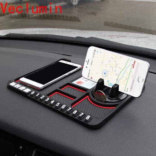 Car Ornament Auto Dashboard Sticky Pad Holder Bracket For Phone GPS Decoration Automotive Mat Automobiles Non-Slip Cushion Gift