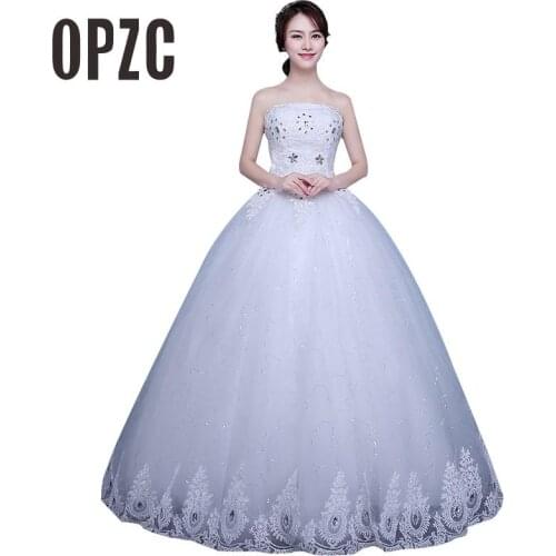 Free Shipping 2020 New Vintage Lace Appliques white Wedding Dresses Plus Size Ball Gown Robe de Mariee Cheap vestido de noiva