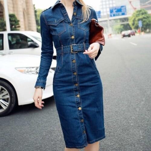 Модные джинсовые платья BSLBCNA China At AliExpress