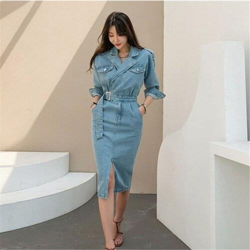 Dance&Gratify Fashion Denim Dresses