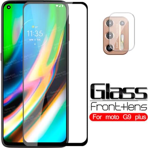 For Moto G9 Plus Glass Camera Tempered Glass For Motorola Moto G9 Play G 9 Power Phone Screen Protector 9D Cover Protective Film