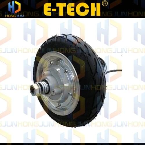 ETECH high quality 8 inch hub motor 24V 36V 48V 350W with tubeless tire and disc brake