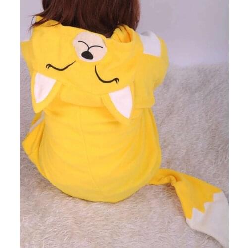 Costumes Halloween Clothes Kigurums Cartoon Adult Cute Yellow Fox Onesie Pyjamas Cosplay Costume Pajamas Sleepwear For Women Men